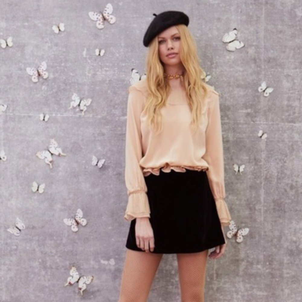 For Love and Lemons Evie Button Blouse